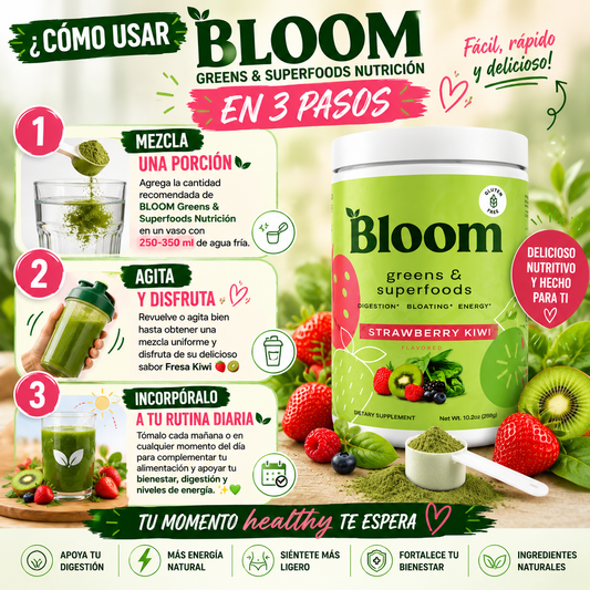 BLOOM Greens & Superfoods Nutrición