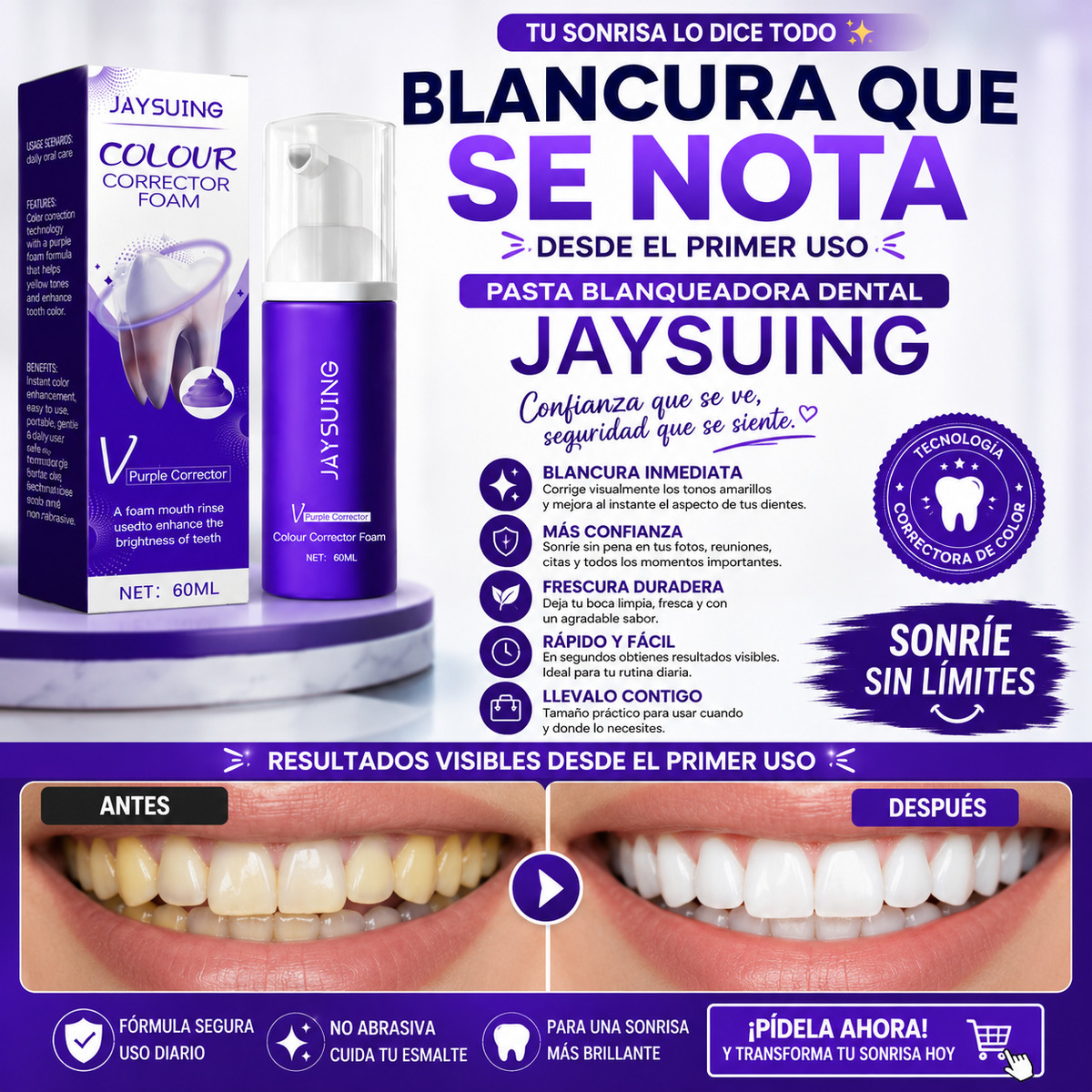 Pasta Blanqueadora Dental Jaysuing