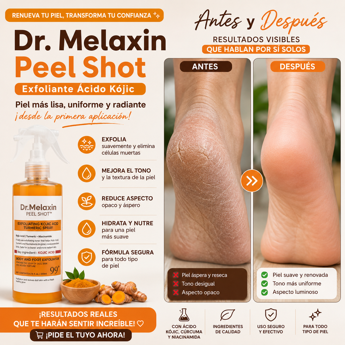 Oferta!! Dr. Melaxin - Despigmentante Corporal para una Piel Más Clara y Uniforme