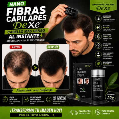 Nano Fibras Capilares DeXe - Para el Aumento del Cabello