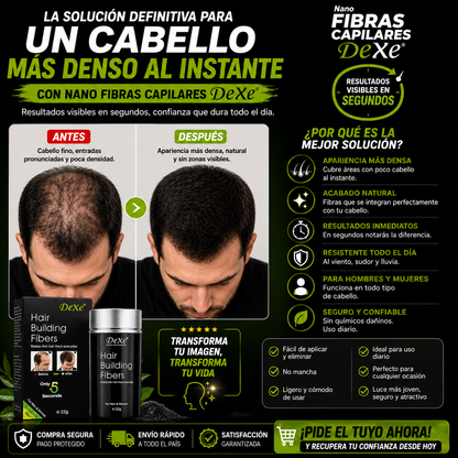 Nano Fibras Capilares DeXe - Para el Aumento del Cabello