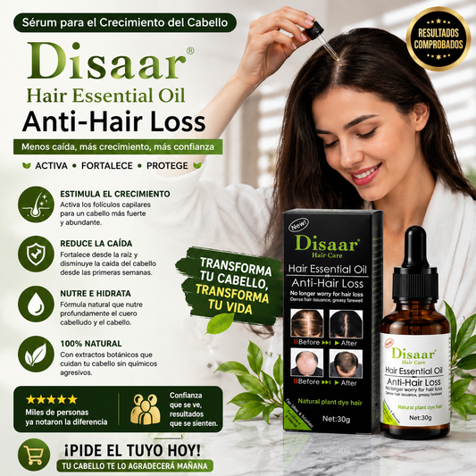 Sérum para el Crecimiento del Cabello Disaar Hair Essential Oil Anti-Hair Loss