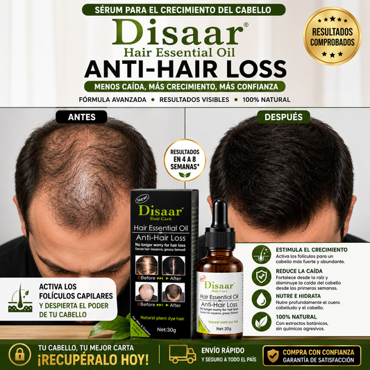 Sérum para el Crecimiento del Cabello Disaar Hair Essential Oil Anti-Hair Loss