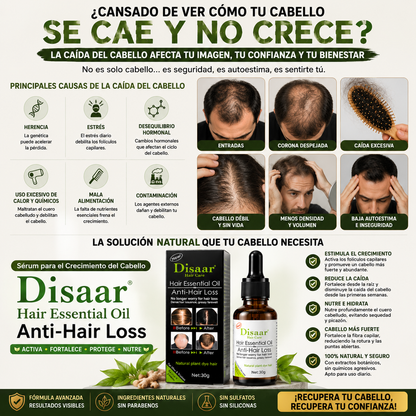 Sérum para el Crecimiento del Cabello Disaar Hair Essential Oil Anti-Hair Loss