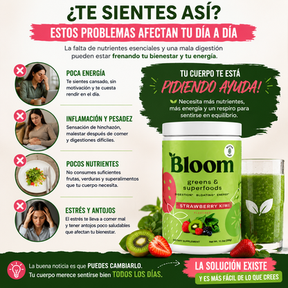 BLOOM Greens & Superfoods Nutrición