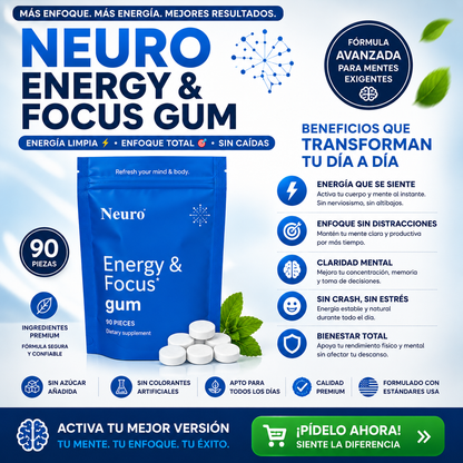 Neuro Energy & Focus Gum