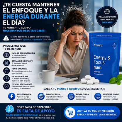 Neuro Energy & Focus Gum