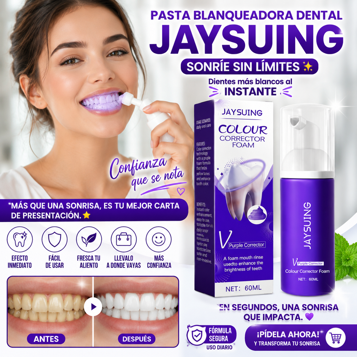 Pasta Blanqueadora Dental Jaysuing