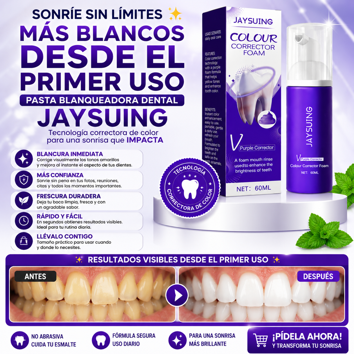 Pasta Blanqueadora Dental Jaysuing