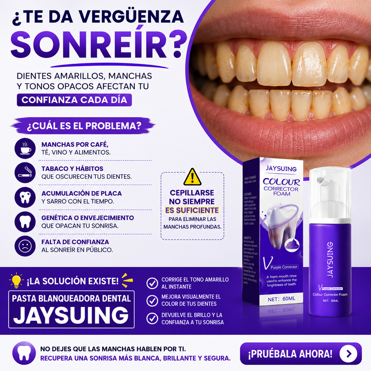 Pasta Blanqueadora Dental Jaysuing
