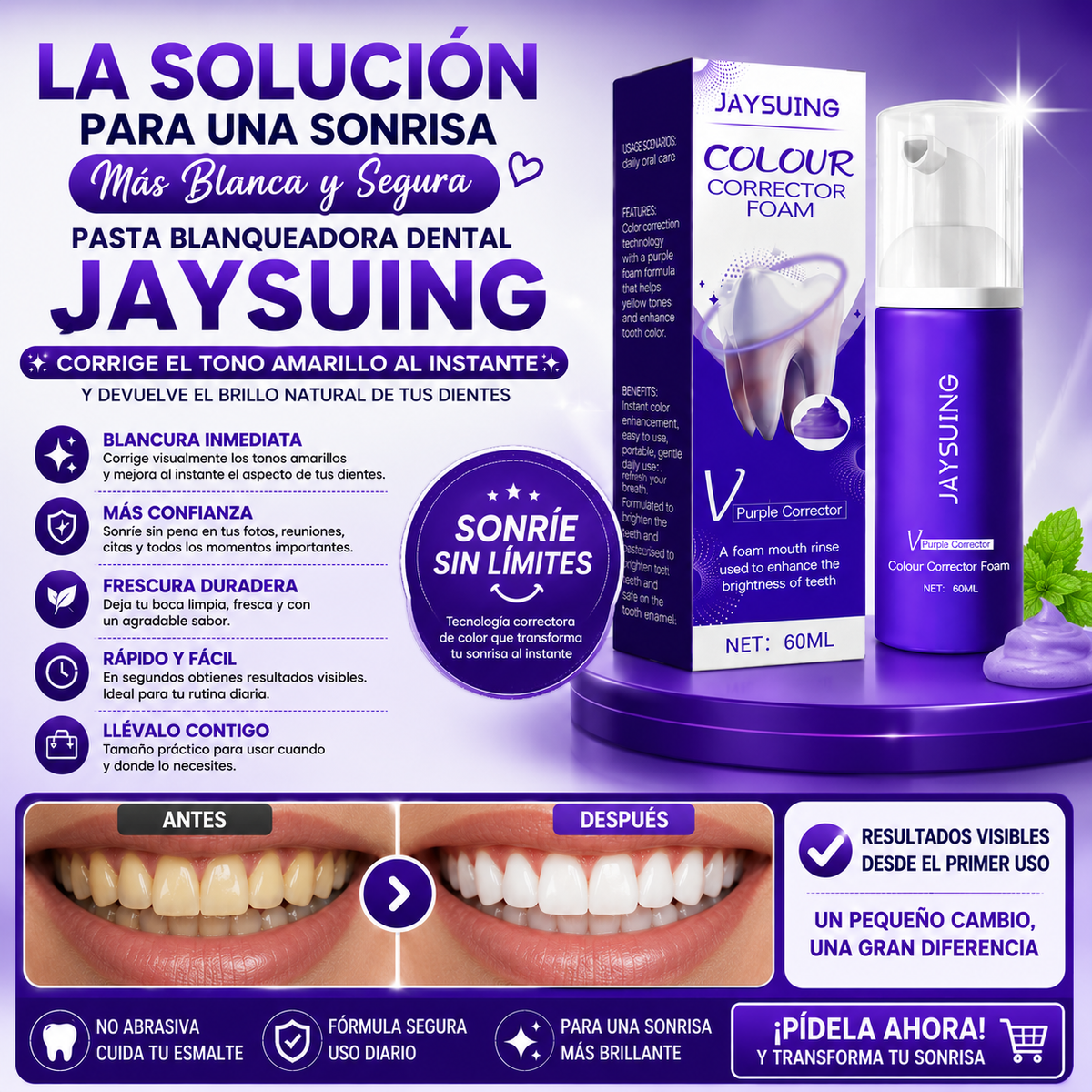 Pasta Blanqueadora Dental Jaysuing