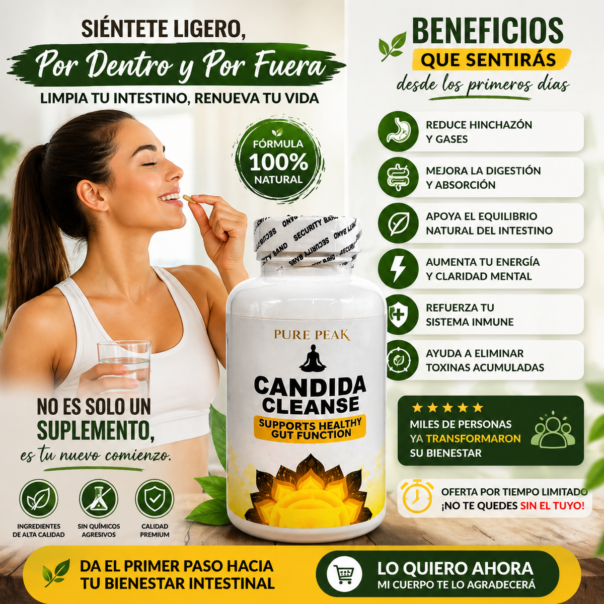 Candida Cleanse Limpieza intestinal