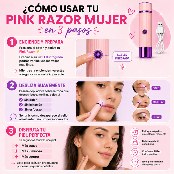SilkyFace Removedor de Vello Facial