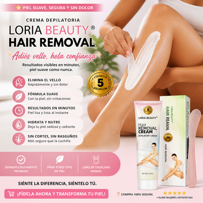 2x1 Crema Depilatoria Loria Beauty