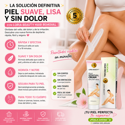 2x1 Crema Depilatoria Loria Beauty