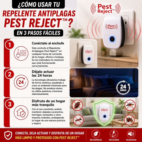 Repelente Ultrasónico Jardín Pro Plus