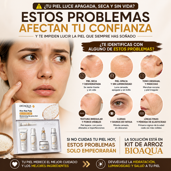 Kit Facial Arroz BioAqua Lujo