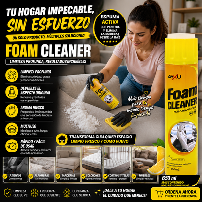 Espuma Limpiadora Multiusos "Foam Cleaner" 650ml