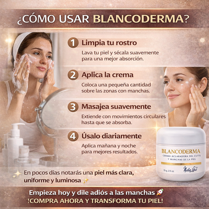 Blancoderma Crema Aclaradora del Cutis y Manchas en la Piel