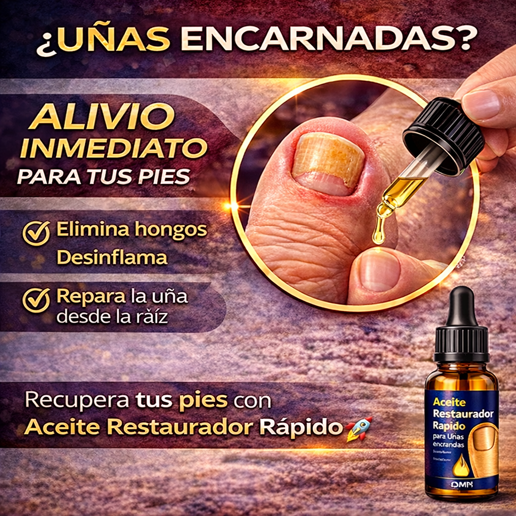 2x1 Aceite Restaurador de Uñas Encarnadas