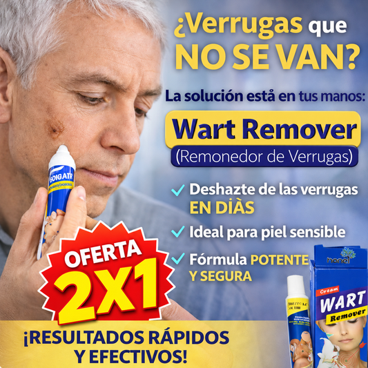 OFERTA 2X1  Wart Remover - Crema Removedora de Verrugas