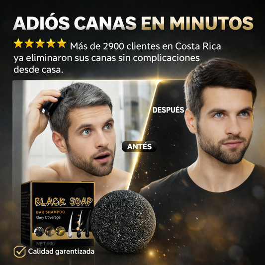 OFERTA 2X1 Black Soap Shampoo Anticanas