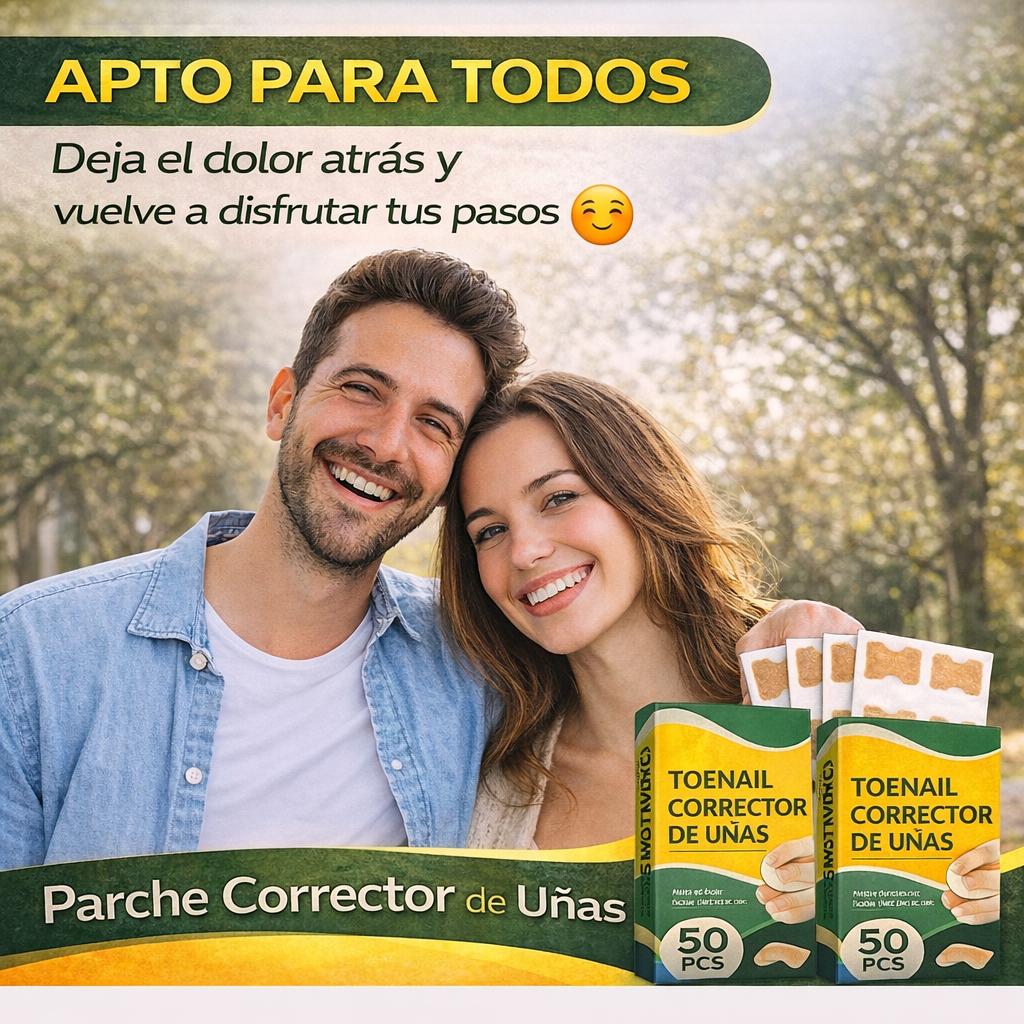 Parche Corrector de Uñas (50 Unidades)