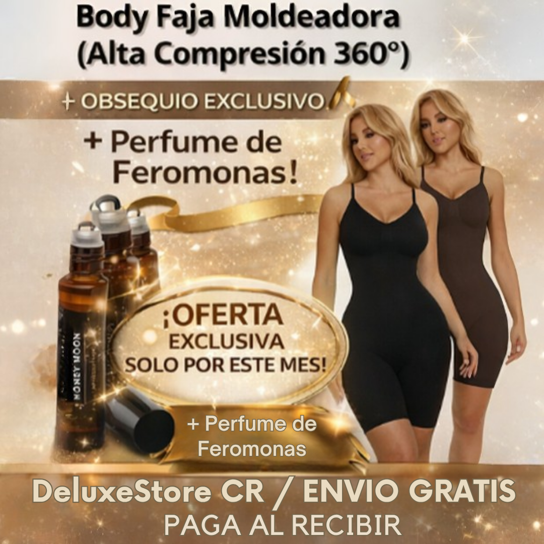 Body Faja Moldeadora (Alta Compresión 360°) + Obsequio 😍 Oferta solo por este Mes