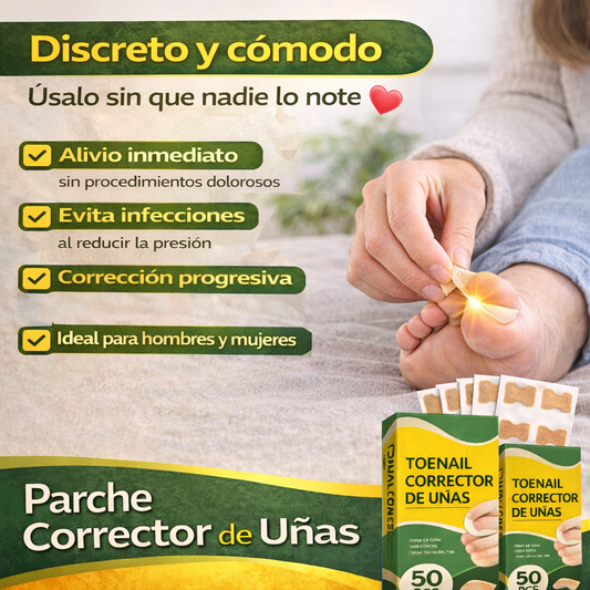 Parche Corrector de Uñas (50 Unidades)