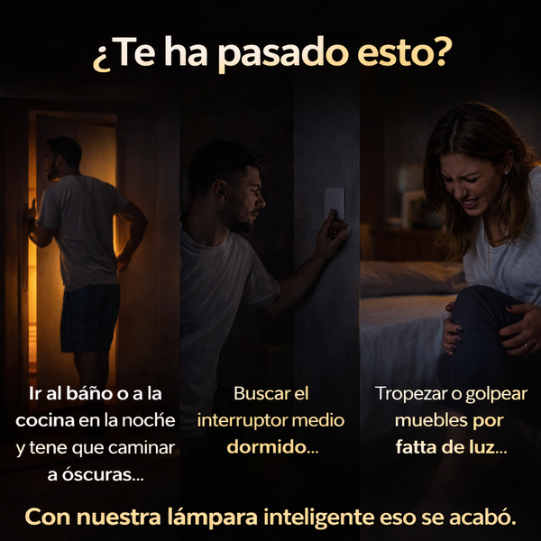 Luz Nocturna Magnética USB Compacta
