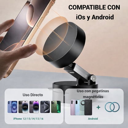 Soporte Magnético para Celular Rotación 360°