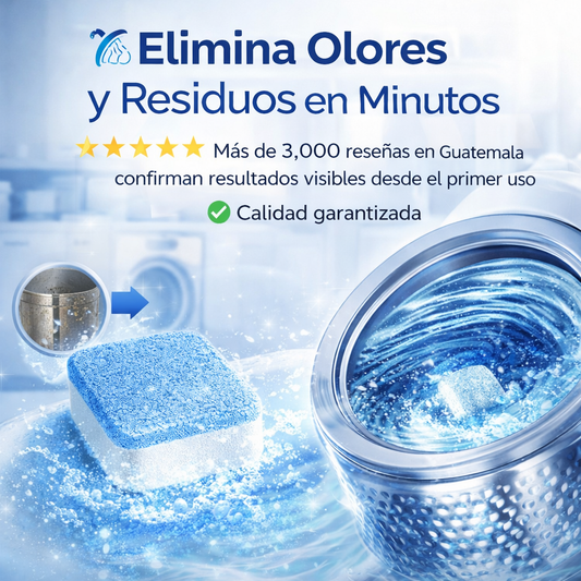 Max Home - Tabletas Limpiadoras de Lavadoras (12 Piezas)