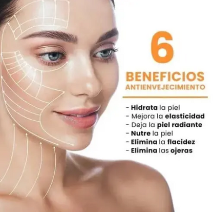 Parches de Mascarilla Soluble de Colágeno Hidrolizado (6 Pares - 12 Piezas)