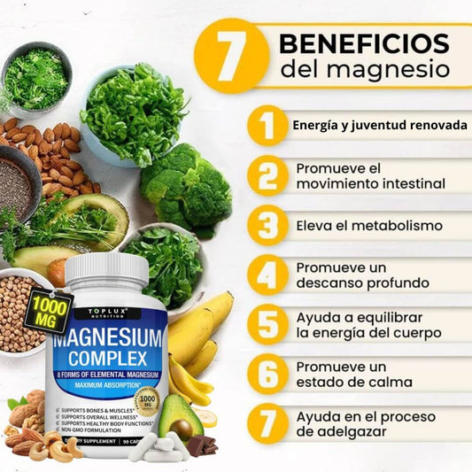 Magnesio Vital Complex 7 en 1 - 90 Capsulas