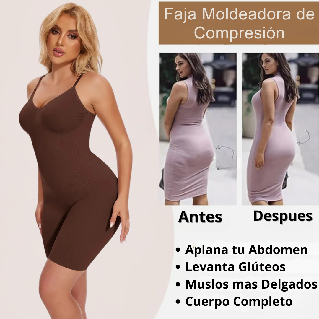 Body Faja Moldeadora (Alta Compresión 360°) + Obsequio 😍 Oferta solo por este Mes
