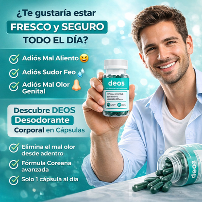 DEOS Suplemento Desodorante Interno - Frescura Natural