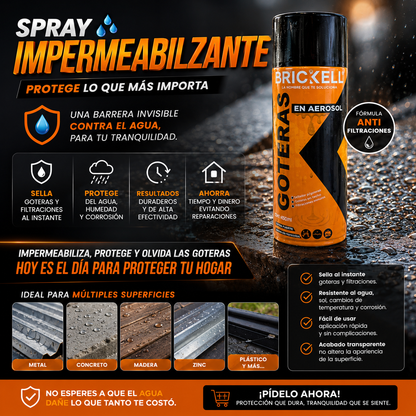 Spray Impermeabilizante Profesional (Para todo tipo de Superficies)