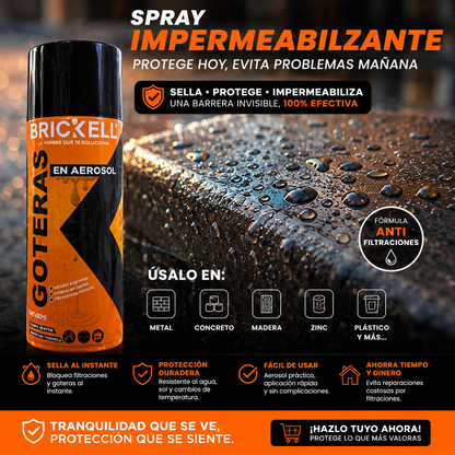 Spray Impermeabilizante Profesional (Para todo tipo de Superficies)
