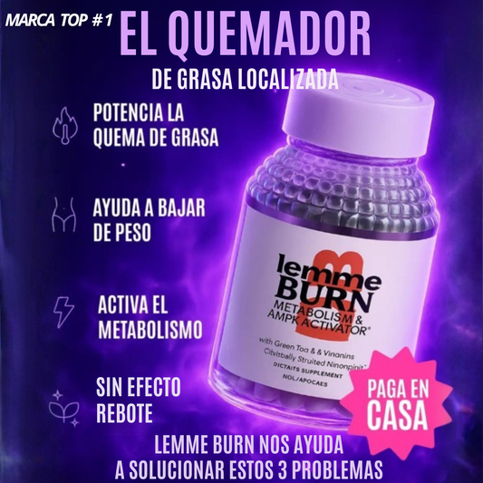 Lemme Burn - El quemador #1 de Grasa entre Mujeres que no logran bajar de peso🔥